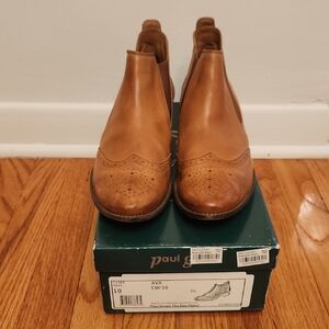 Paul Green Women's Brown Leather Boots
